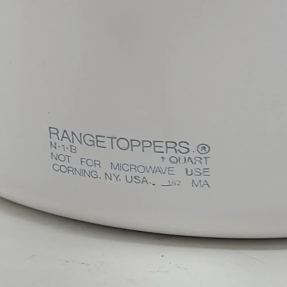 Vintage Corning Rangetoppers  2 1/2 Quart Saucepan Wildflower With Lid